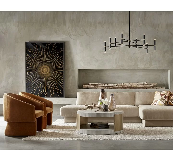 Sunpan Briggs Chandelier - Lifestyle 