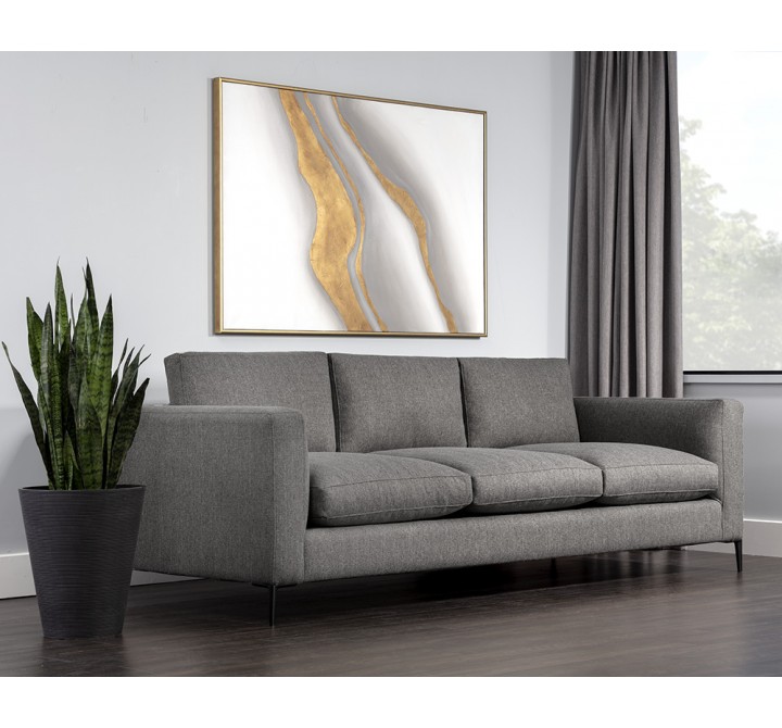Sunpan Byward Sofa In Liv Smoke - Lifestyle 2