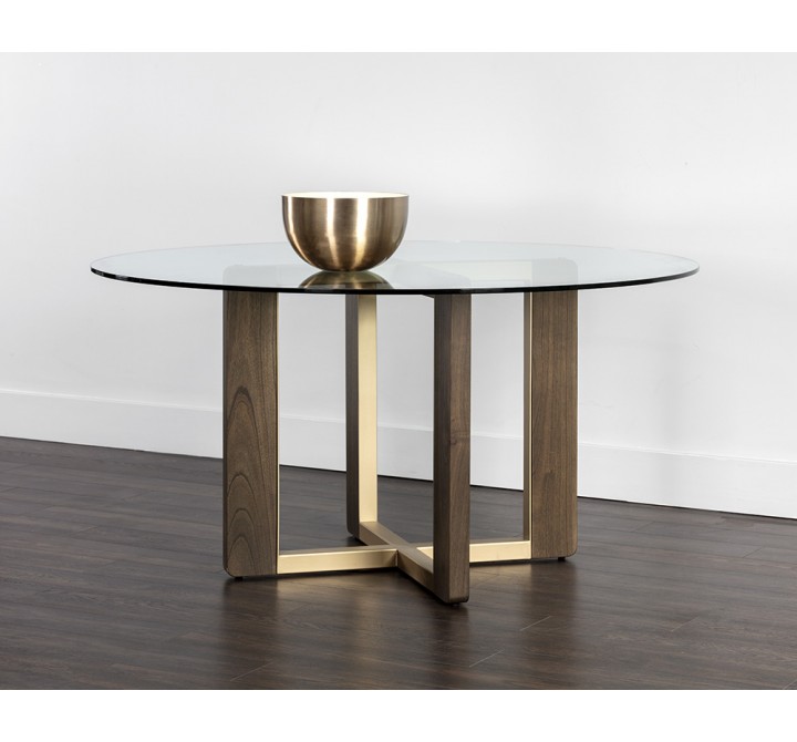 Sunpan Rejane Dining Table Base - Lifestyle