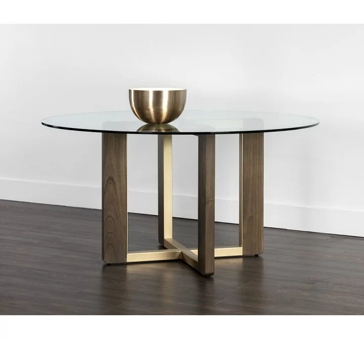 Sunpan Rejane Dining Table Base - Lifestyle