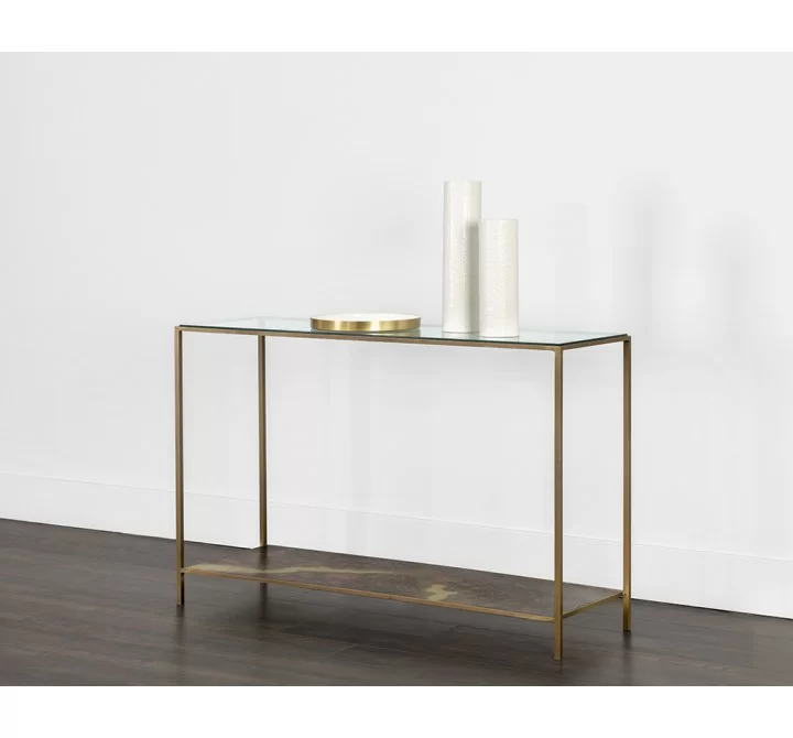 Sunpan Concord Console Table - Lifestyle