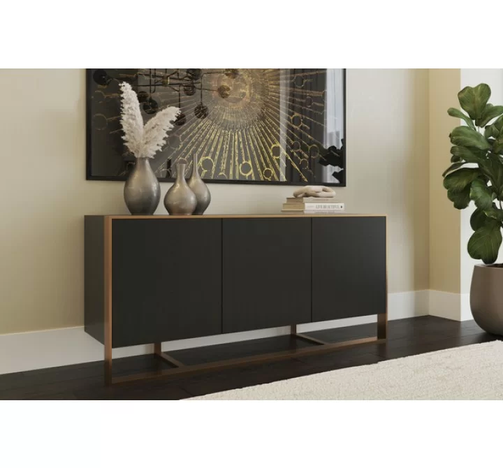 Sunpan Dalton Sideboard Black - Lifestyle