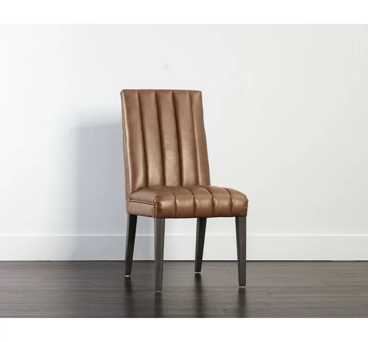 Heath Dining Chair - Marseille Camel Leather - Lifestyle