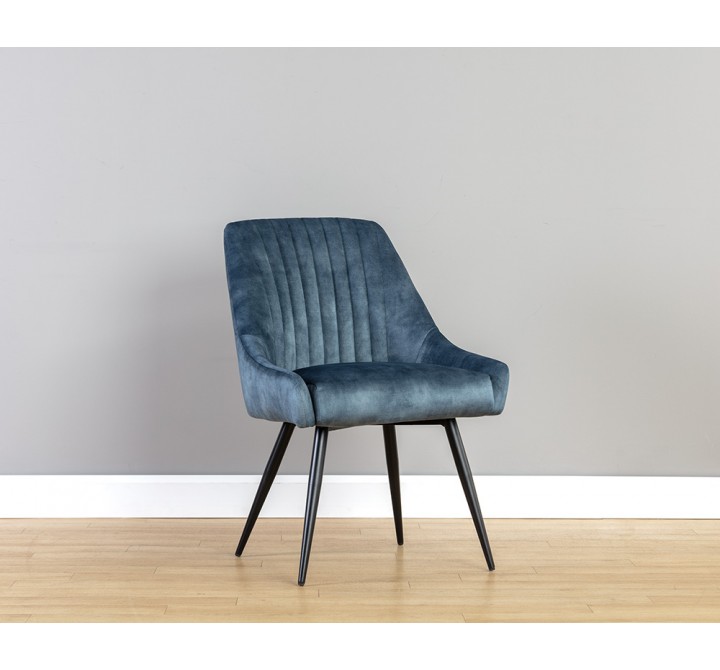 Sunpan Chardon Dining Chair in Nono Petrol - Lifestyle