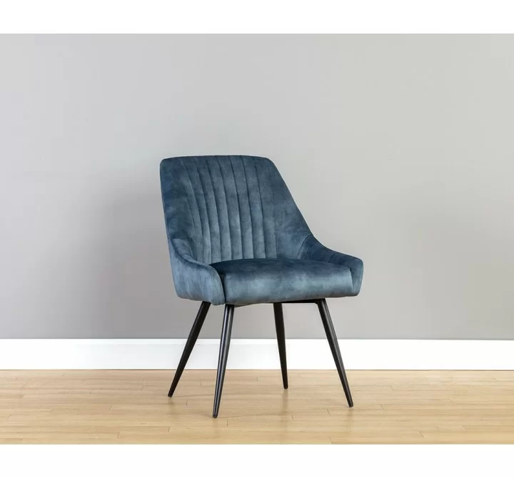 Sunpan Chardon Dining Chair in Nono Petrol - Lifestyle