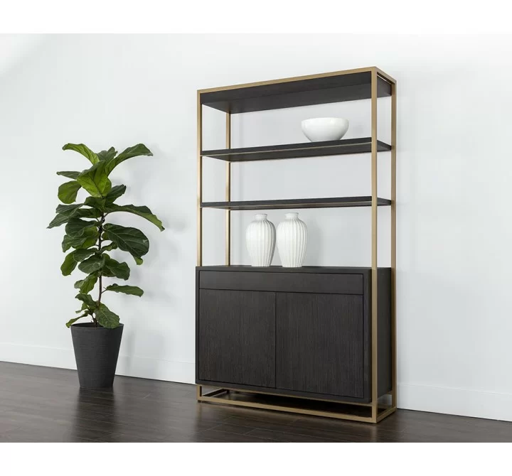 Sunpan Baldessara Bookcase - Lifestyle