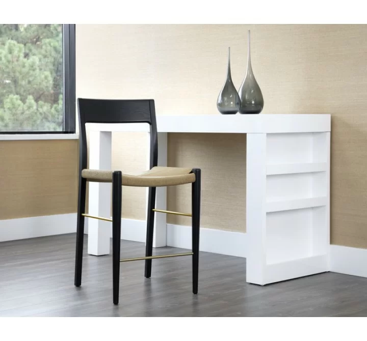 Sunpan Bondi Counter Stool in Black - Lifestyle