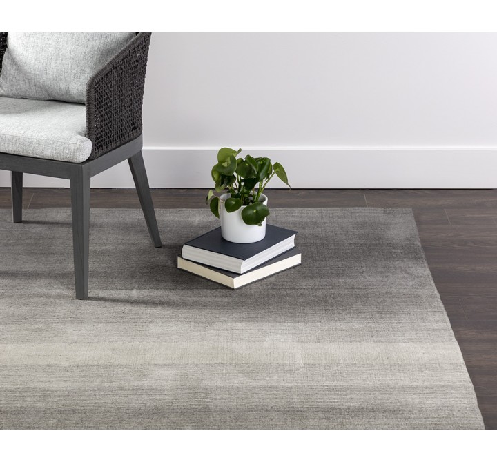 Sunpan Brisbane Hand-woven Rug - Grey - Lifestyle