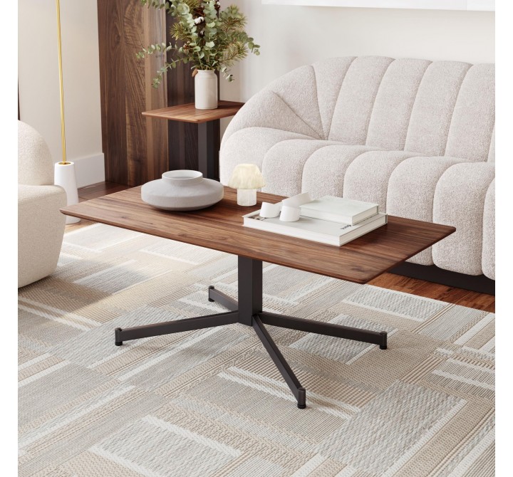 Zuo Modern Mazzy Coffee Table Brown - Lifestyle