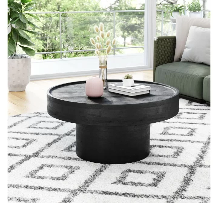 Zuo Modern Watson Coffee Table Black - Lifestyle