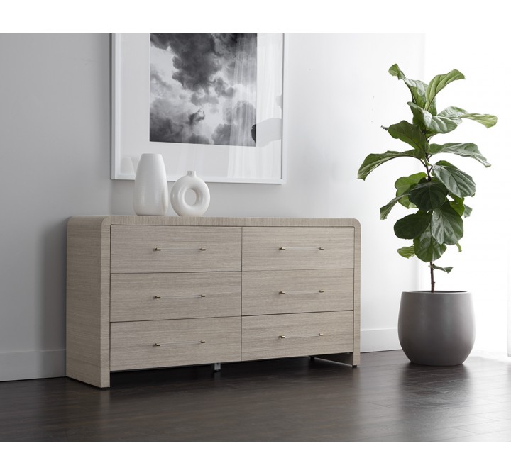 Sunpan Atherton Dresser in Sand - Lifestyle