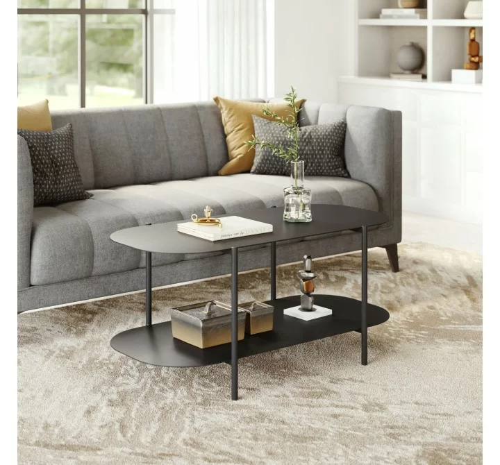 Zuo Modern Pullman Coffee Table Black - Lifestyle