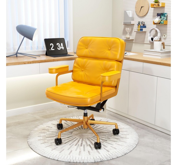 Zuo Modern Smiths Office Chair Yellow - Lifestyle