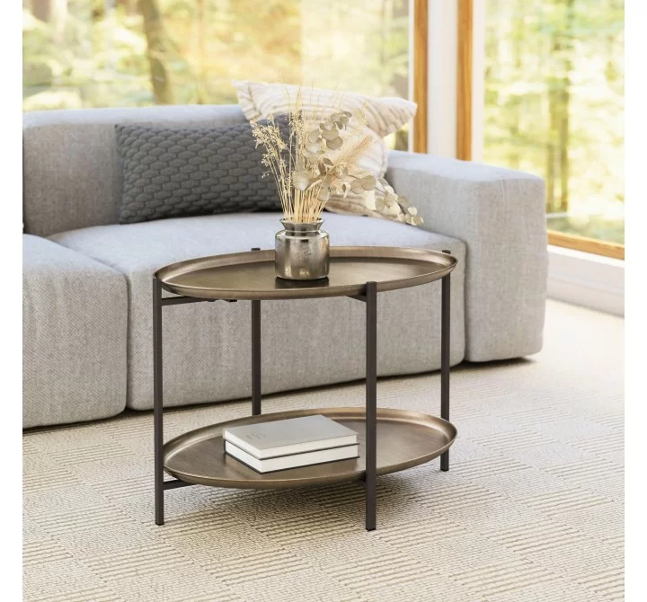 Zuo Modern Bronson Coffee Table Bronze - Lifestyle