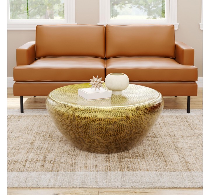 Zuo Modern Larache Coffee Table Gold - Lifestyle