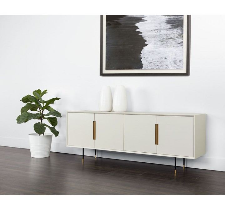  Sunpan Danbury Sideboard in Modern Cream - Lifestyle