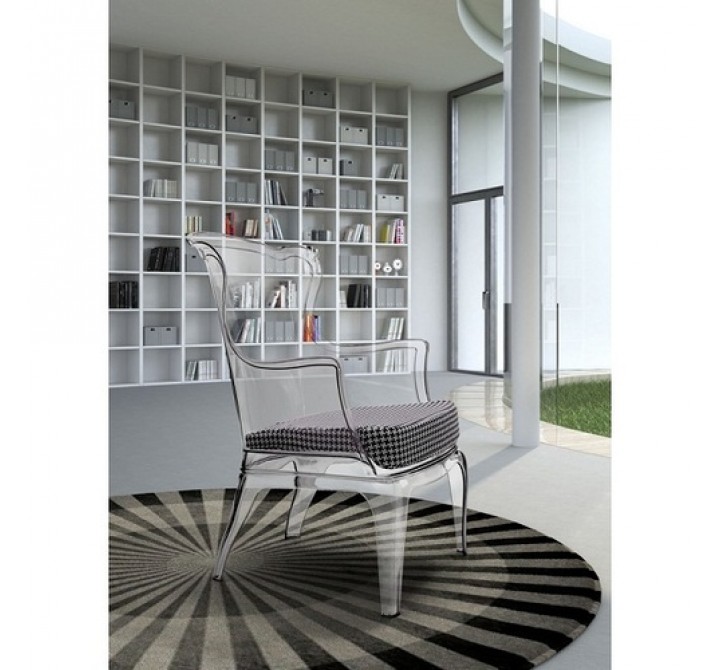 Zuo Modern Britton Stool Vision Chair Transparent