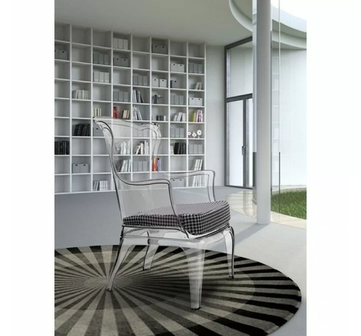 Zuo Modern Britton Stool Vision Chair Transparent
