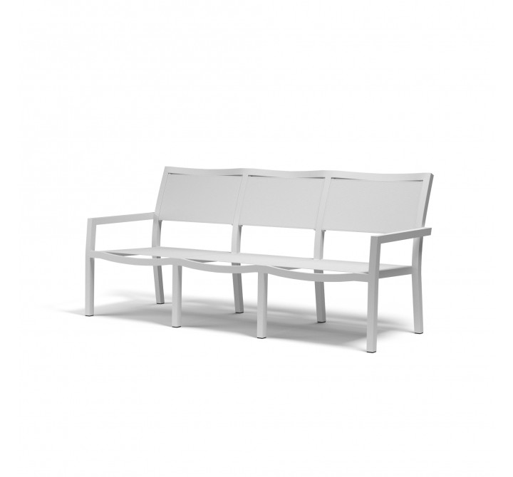 Sunset West Naples Sling Sofa - Angled