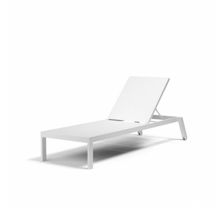 Sunset West Naples Stackable Chaise Lounge - Angled