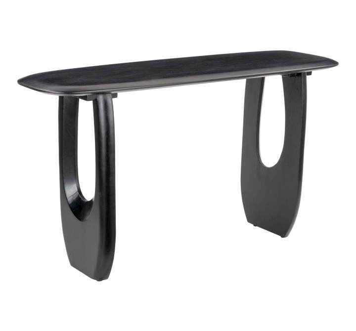 Zuo Modern Zuo Modern Arasan Console Table in Black - Side Angled