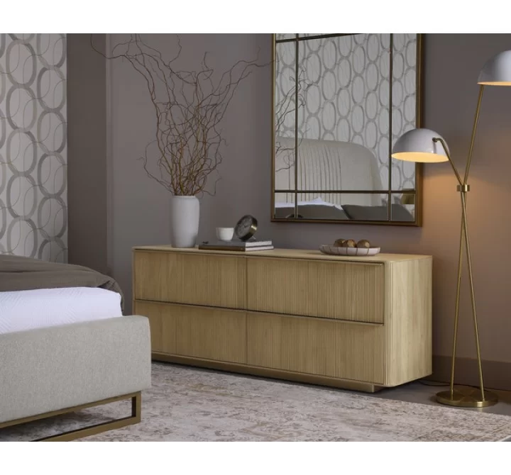 Sunpan Kalla Dresser in Rustic Oak - Lifestyle