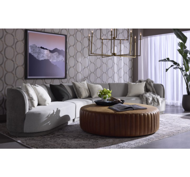 Sunpan Divano Ottoman - Lifestyle