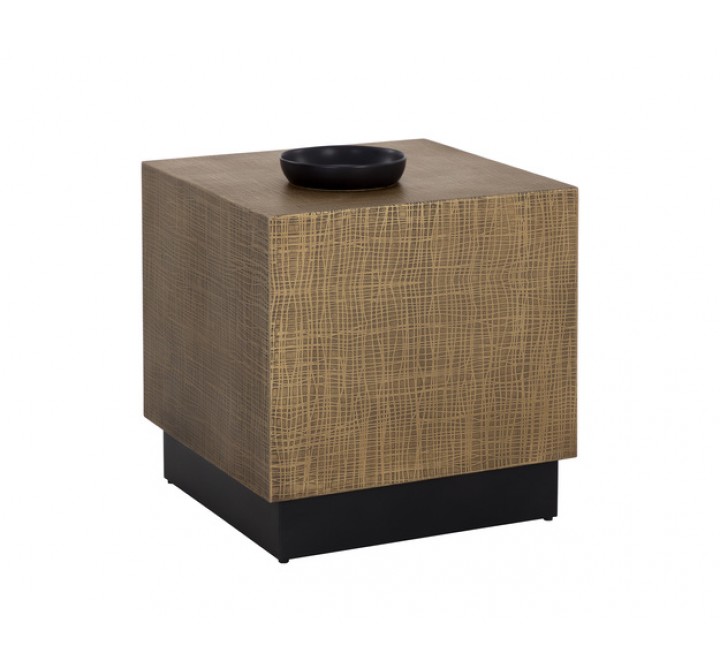 Sunpan Albans Side Table - With Decor