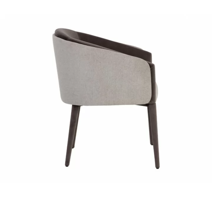 Sunpan Sheva Dining Chair - Ernst Sandstone / Meg Ash 1