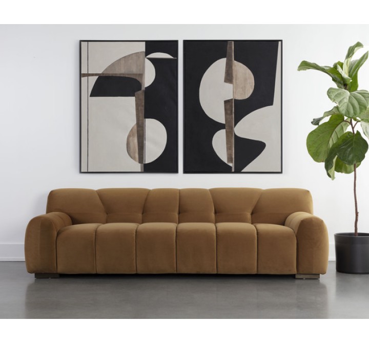 Sunpan Romy Sofa - Meg Gold