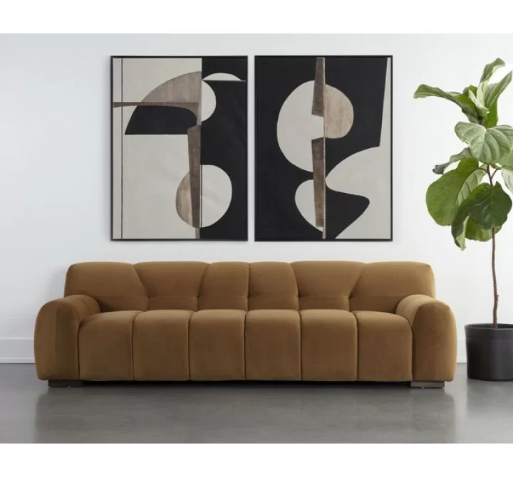 Sunpan Romy Sofa - Meg Gold