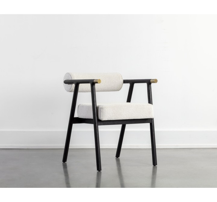Sunpan Sova Dining Armchair - Copenhagen White