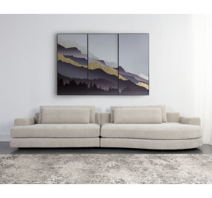 Sunpan Baela Sofa - Danny Cream - Lifestyle