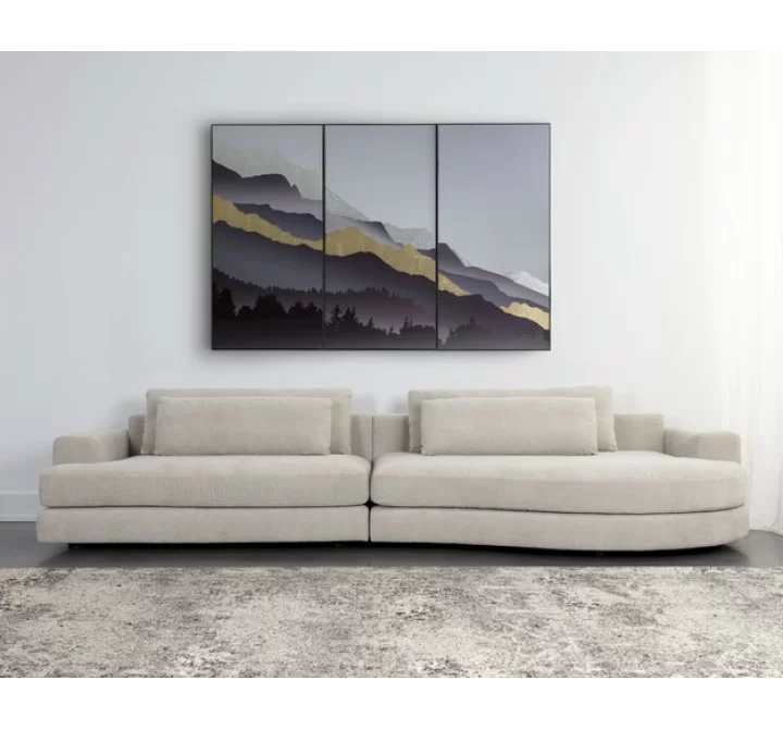 Sunpan Baela Sofa - Danny Cream - Lifestyle
