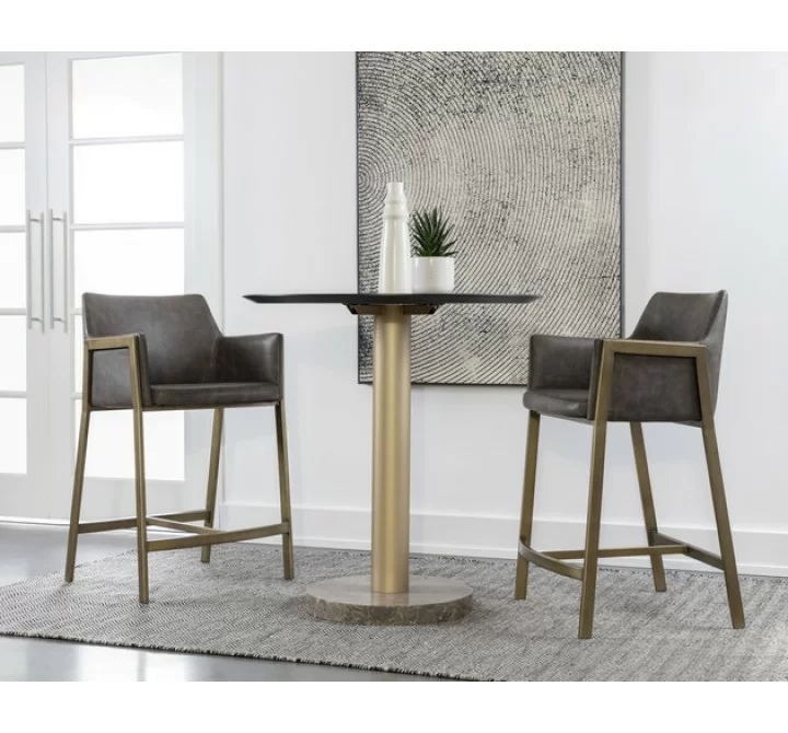 Sunpan Bernadette Counter Stool - Kendall Grey Set