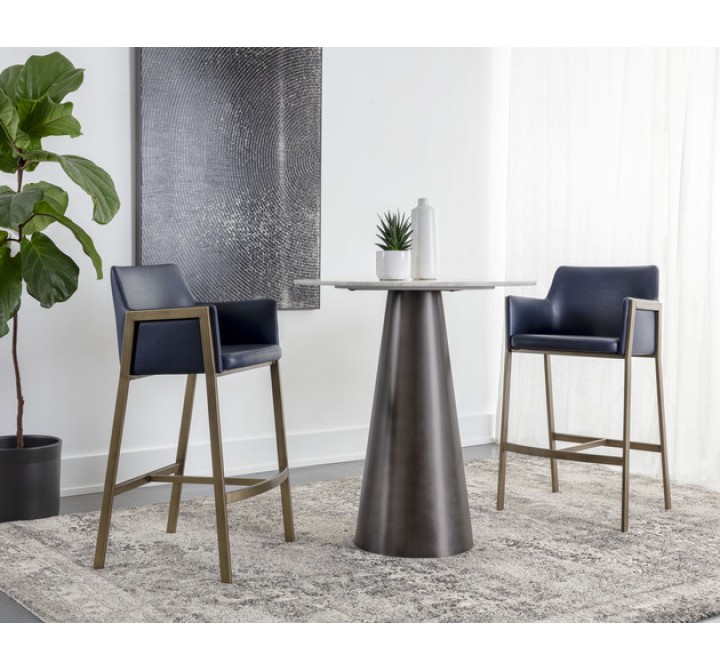 Sunpan Bernadette Barstool - Bravo Admiral - Lifestyle