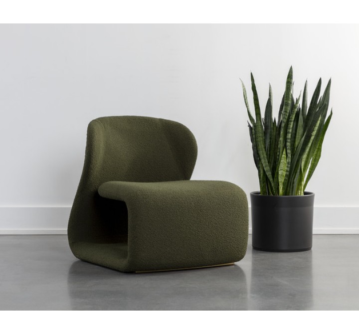 Sunpan Sophiene Lounge Chair - Copenhagen Olive