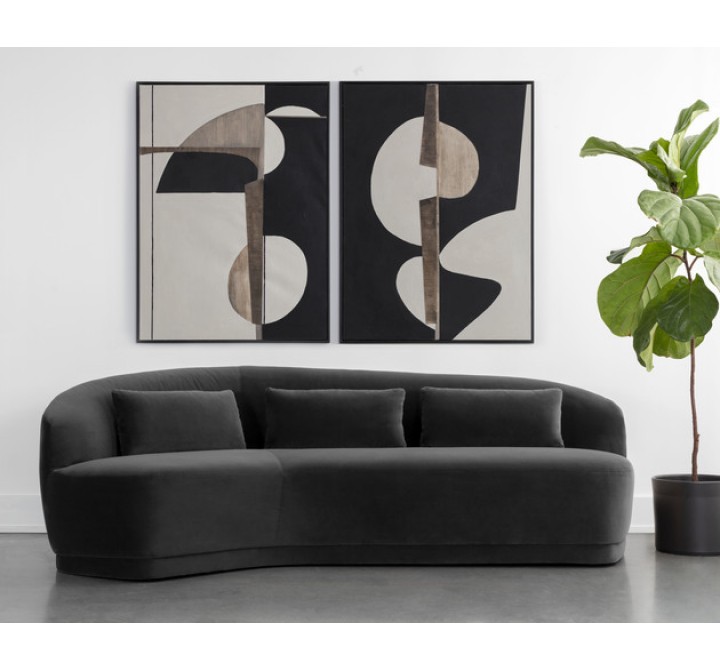 Sunpan Soraya Sofa - Shadow Grey