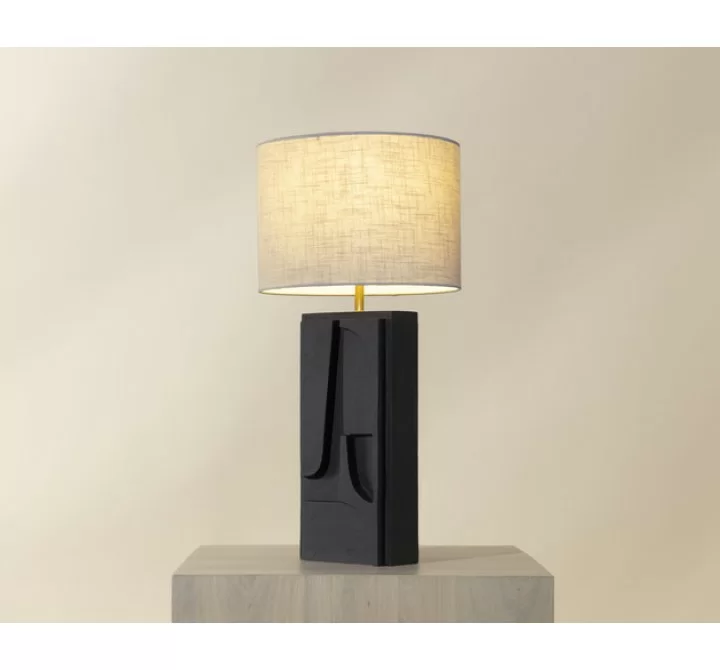 Sunpan Dirsan Table Lamp Black - Lifestyle