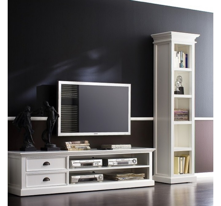 Nova Solo Halifax Thin Line Bookcase w/ 5 Shelves - Lifestyle