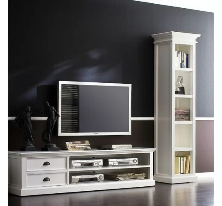 Nova Solo Halifax Thin Line Bookcase w/ 5 Shelves - Lifestyle