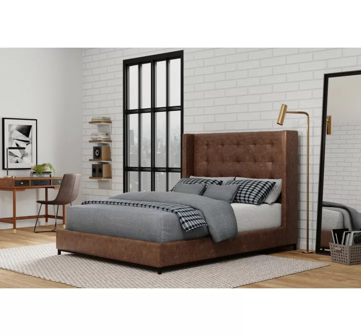 Alpine Furniture Mundo Queen Bed - Lifestyle
