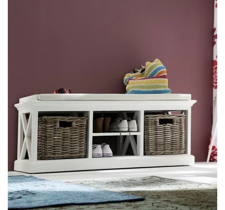 Nova Solo Halifax Accent Bench with Seat Cushion - Lifestyle