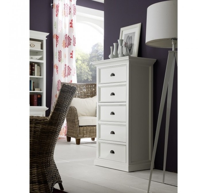 Nova Solo HALIFAX Tall Drawer Chest w/ 5 Drawer Compartments