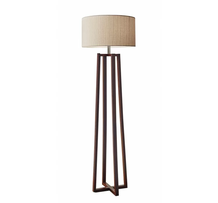 Quinn Floor Lamp - Walnut