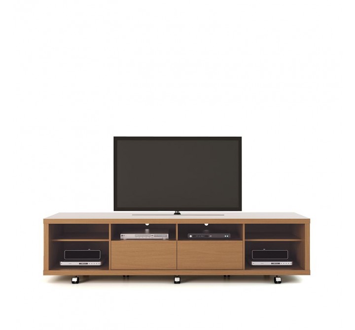 Cabrini TV Stand 1.8 in Maple Cream and Nude - Stand Only