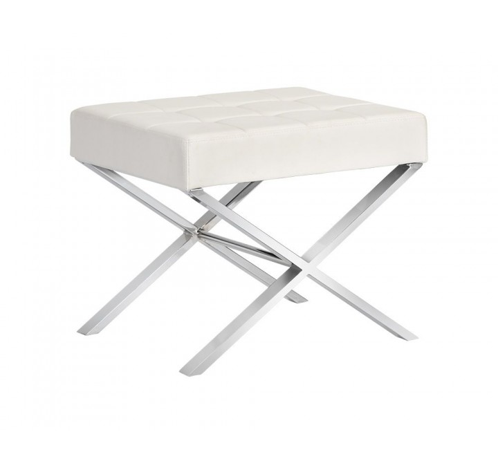 SUNPAN Mercer Bench - White, Frontview