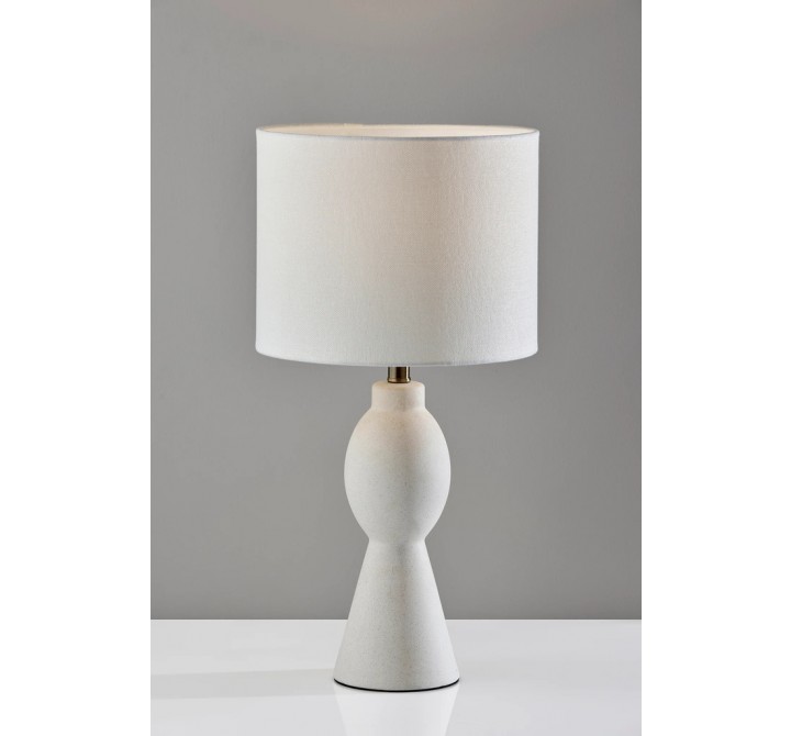 Adesso Naomi Table Lamp White