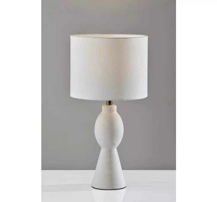 Adesso Naomi Table Lamp White