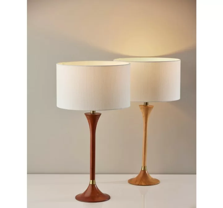 Adesso Rebecca Table Lamp Walnut